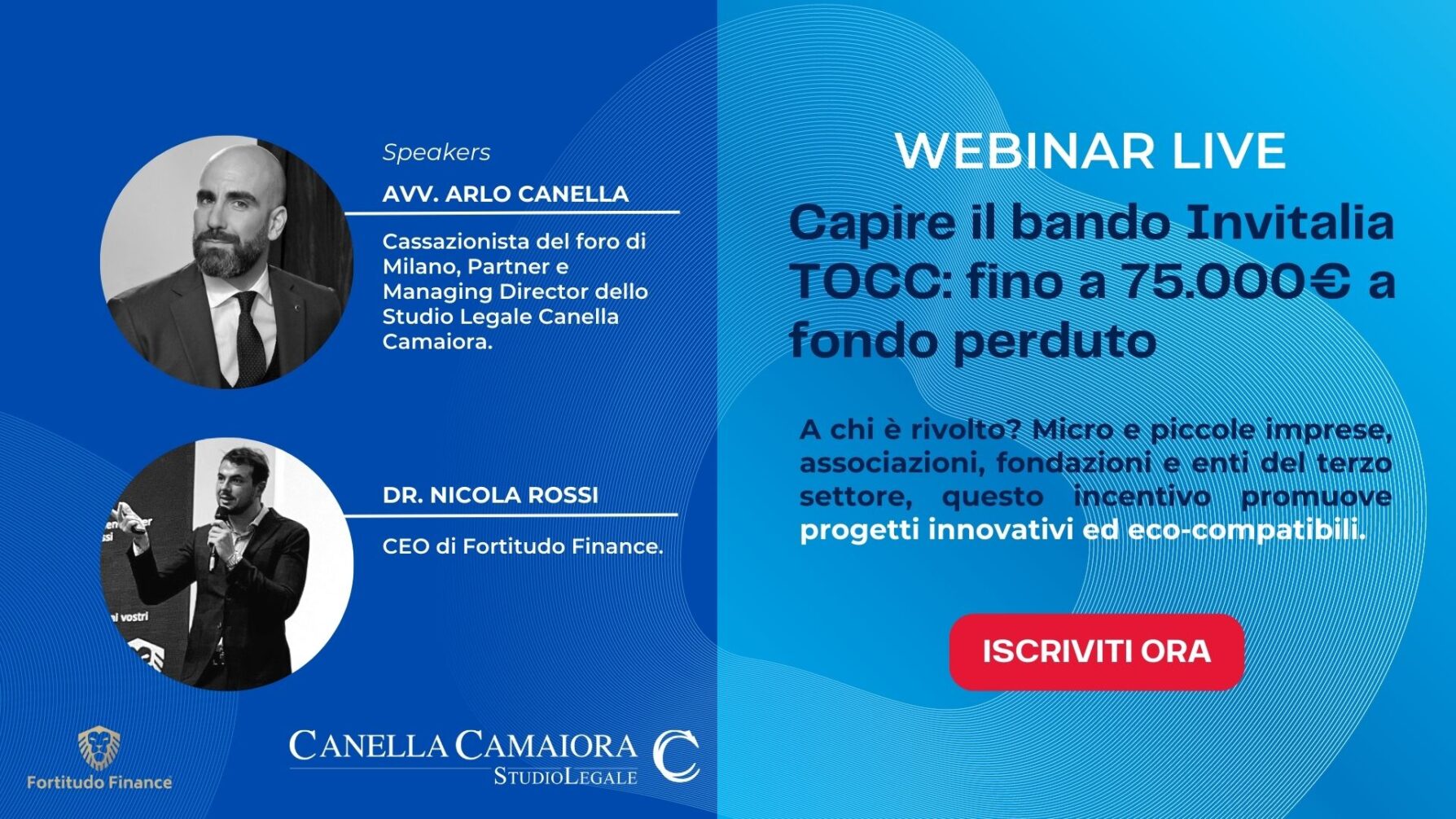Capire il bando Invitalia TOCC: fino a 75.000€ a fondo perduto