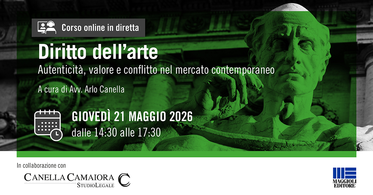 Diritto dell'arte con Maggioli Editore