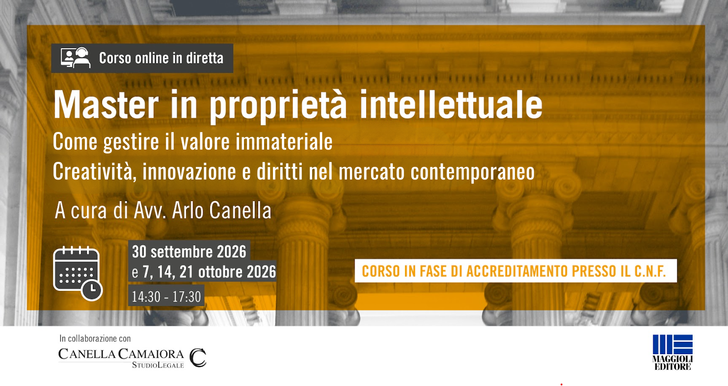 Master in Proprietà Intellettuale: come gestire il valore immateriale